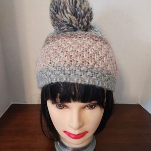 Lane Bryant knit hat with pompom